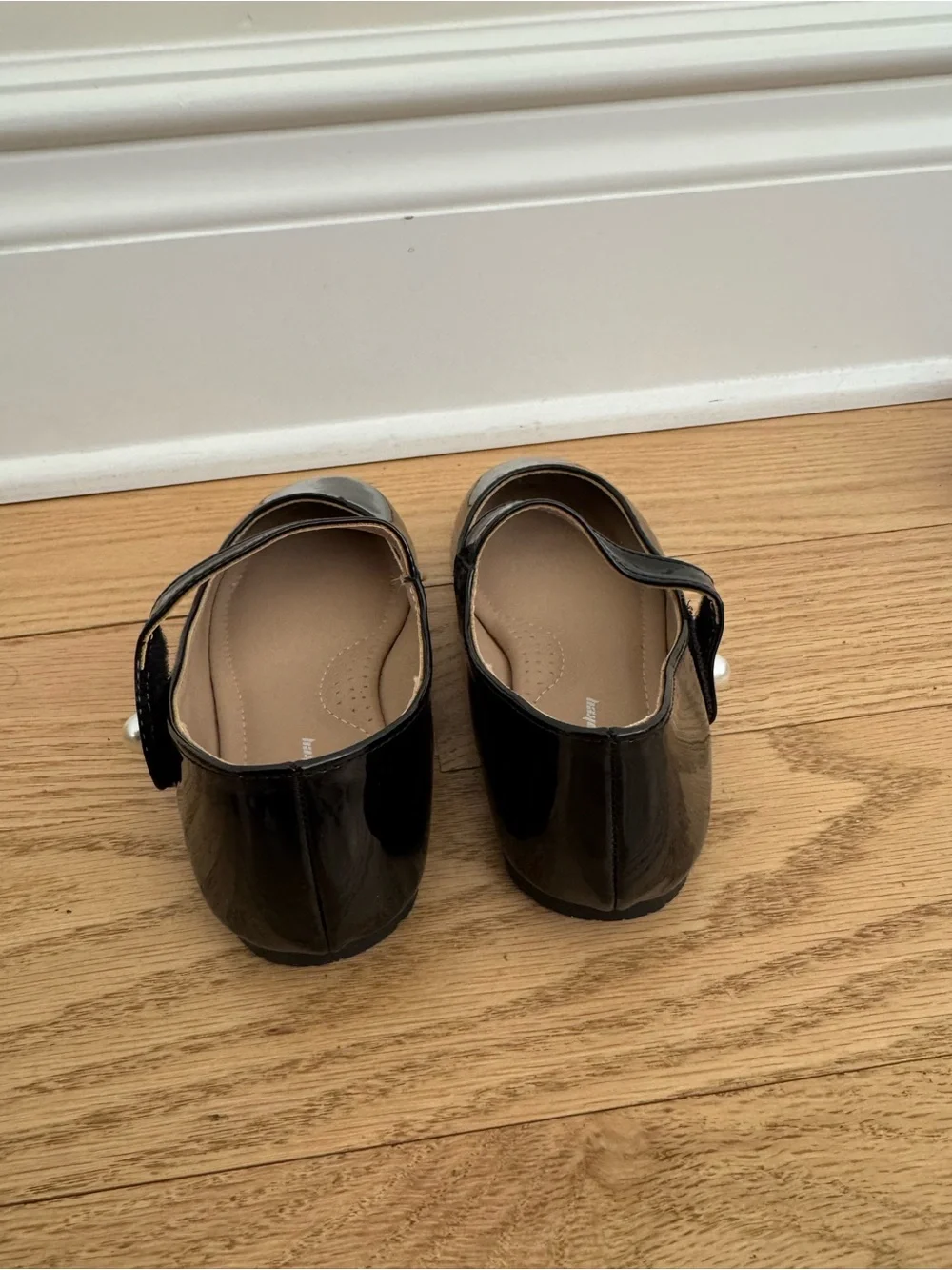 Brand New Girls Black Patent Mary Jane Kids Shoes